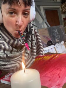 l'Artiste en plein process