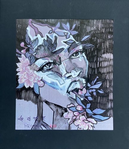 dessin visage femme